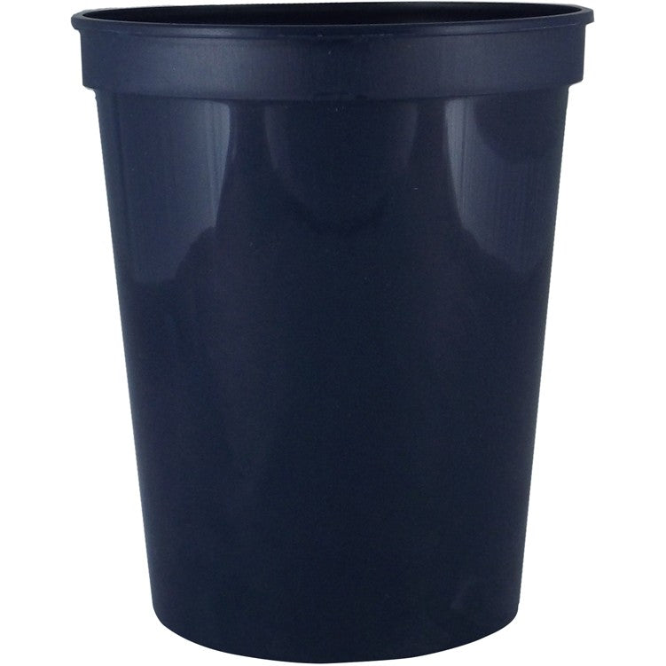 16 oz Smooth Wall Plastic Stadium Cup