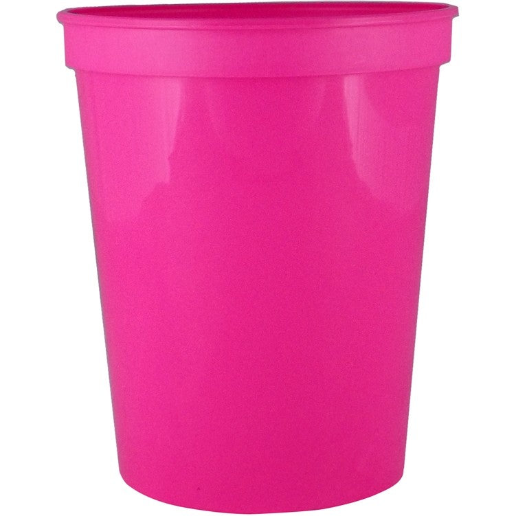 16 oz Smooth Wall Plastic Stadium Cup