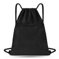 Drawstring Backpack with Zipper