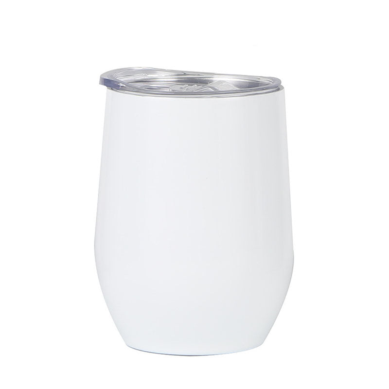 12 oz Stemless Wine Glass with Lid