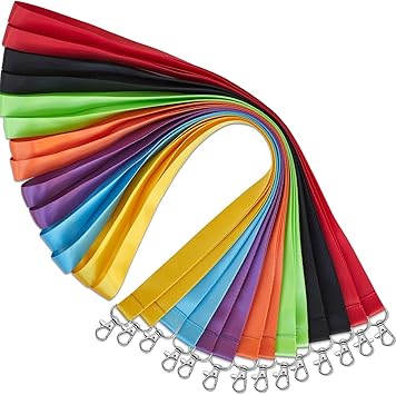 3/4" Screen Printed Polyester Lanyard