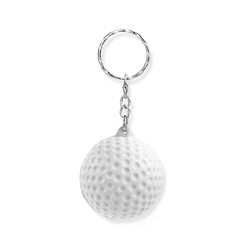 Sports Ball Stress Reliever Keychain