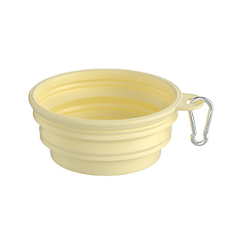Silicone Collapsible Pet Bowl with Carabiner
