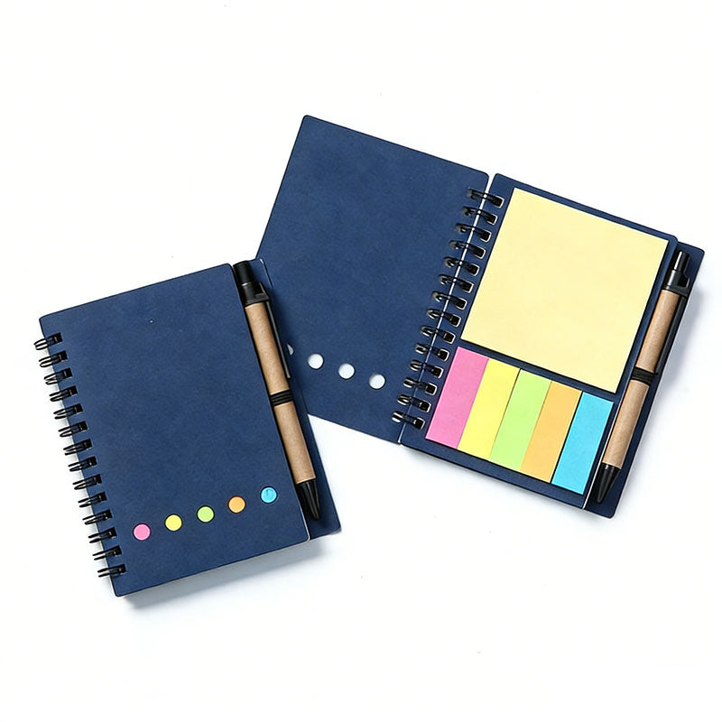 Eco Magnetic Notebook with Sticky Notes & Pen