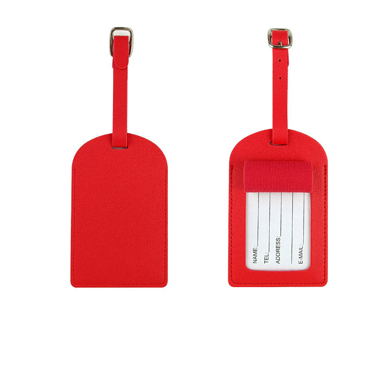 PU Leather Luggage Tag