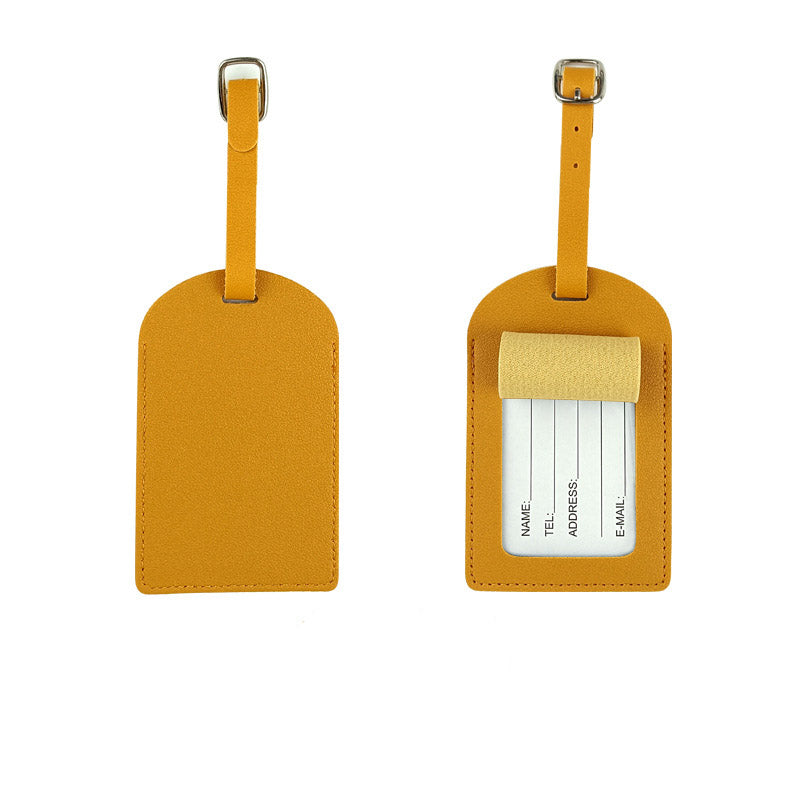 PU Leather Luggage Tag