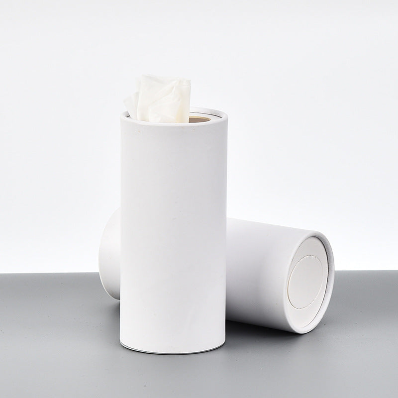 Full Color Car Cylinder Tissue Box
