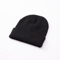 Knit Beanie with Fold-Up Cuff