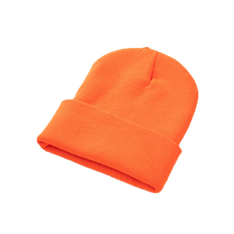 Knit Beanie with Fold-Up Cuff