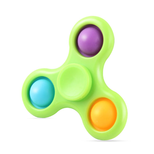 3-Bubble Push Pop Fidget Spinner