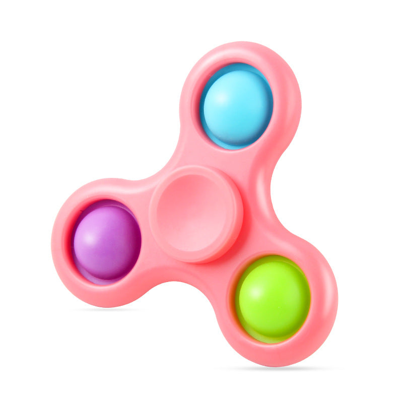 3-Bubble Push Pop Fidget Spinner