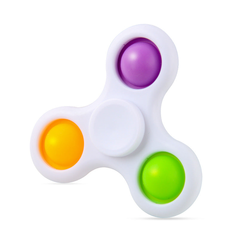 3-Bubble Push Pop Fidget Spinner