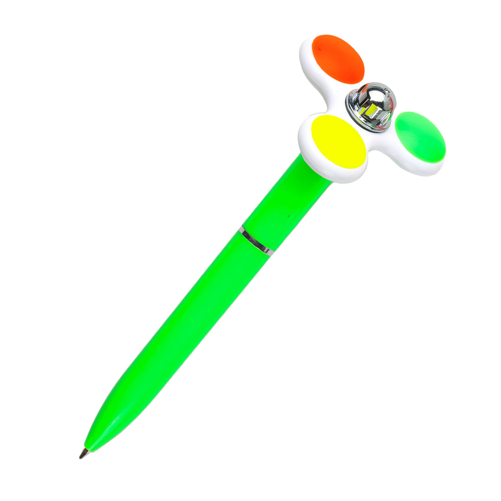 Soft-Grip Fidget Spinner Pen