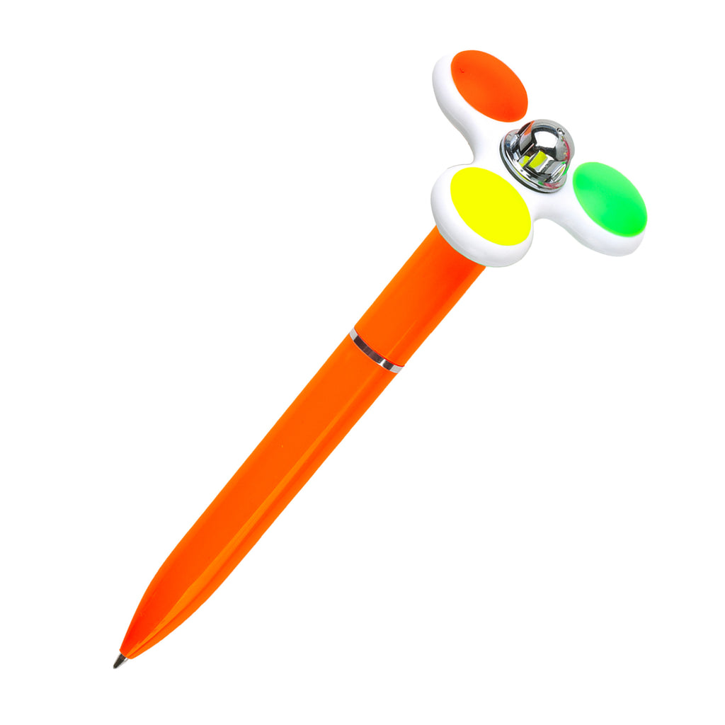 Soft-Grip Fidget Spinner Pen