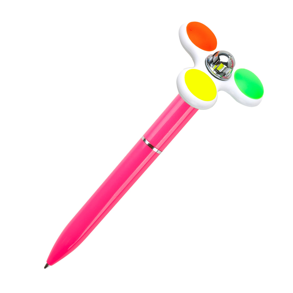 Soft-Grip Fidget Spinner Pen