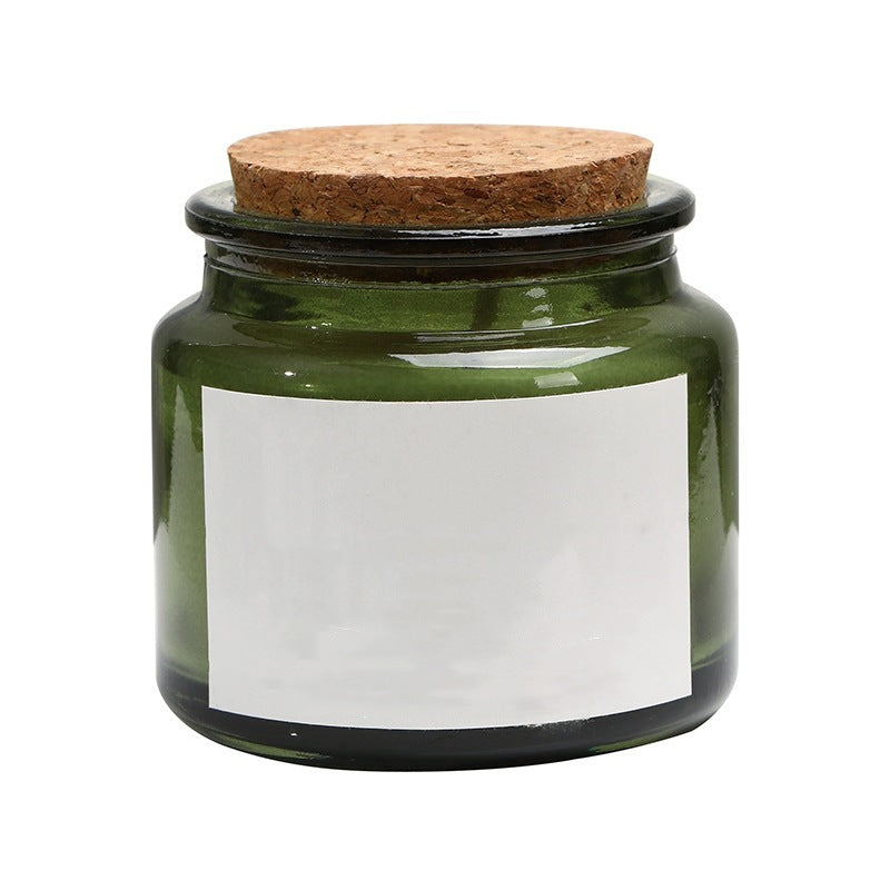 Glass Jar Candle with Bamboo Lid