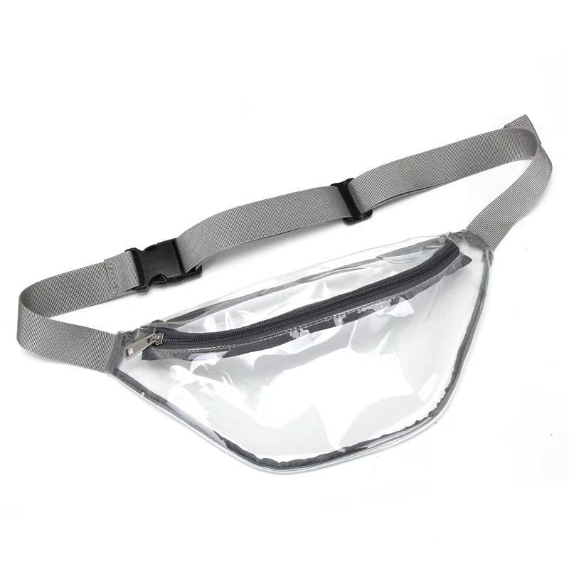 Clear Zippered PVC Fanny Pack