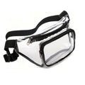 Transparent Fanny Pack with Zipper