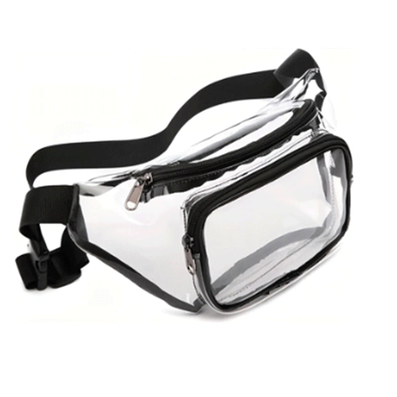 Transparent Fanny Pack with Zipper