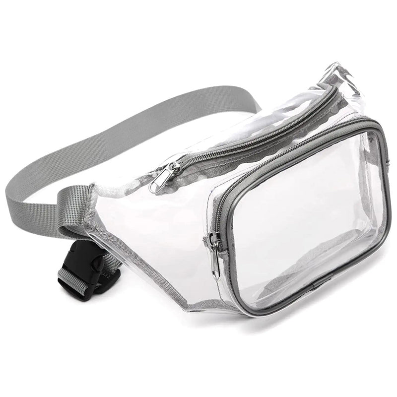 Transparent Fanny Pack with Zipper