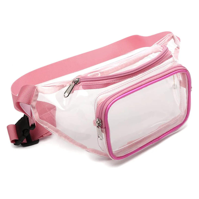 Transparent Fanny Pack with Zipper
