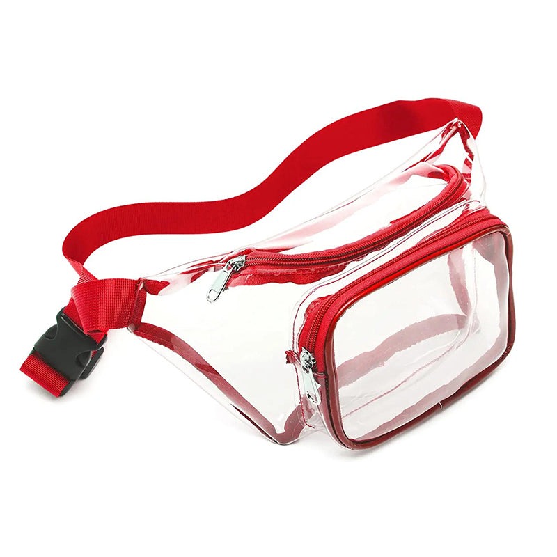 Transparent Fanny Pack with Zipper