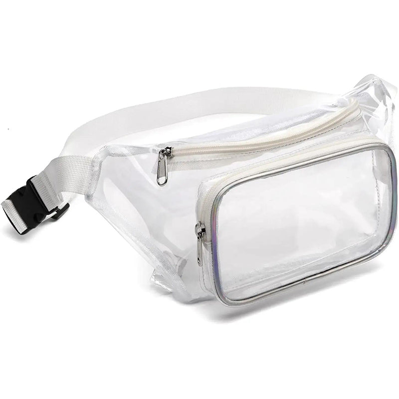 Transparent Fanny Pack with Zipper