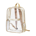 Heavy-Duty Clear PVC Multi-Function Backpack