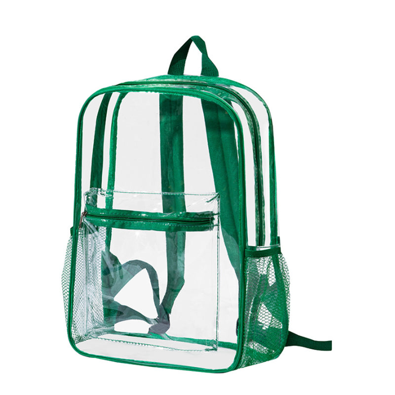 Heavy-Duty Clear PVC Multi-Function Backpack
