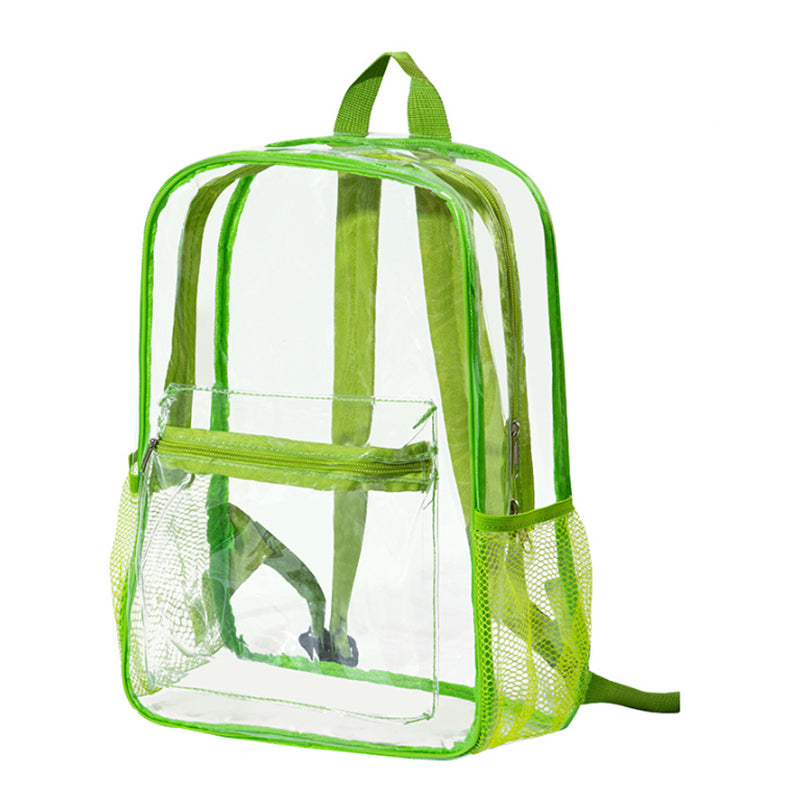 Heavy-Duty Clear PVC Multi-Function Backpack