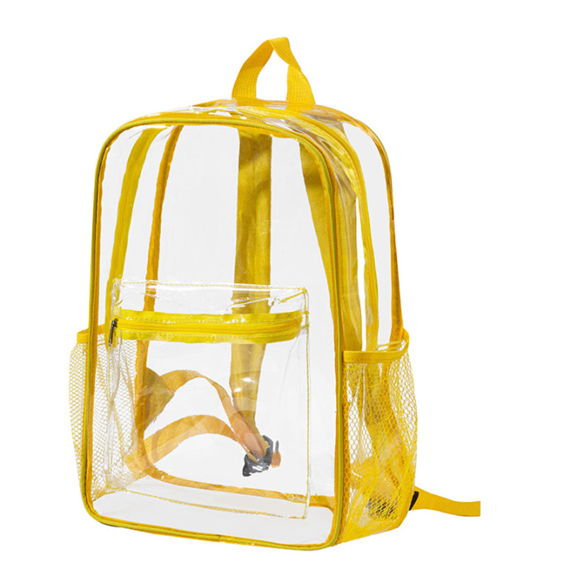 Heavy-Duty Clear PVC Multi-Function Backpack
