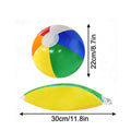 12" Inflatable Beach Ball