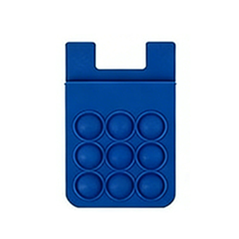 Popper Stress Reliever Silicone Phone Wallet