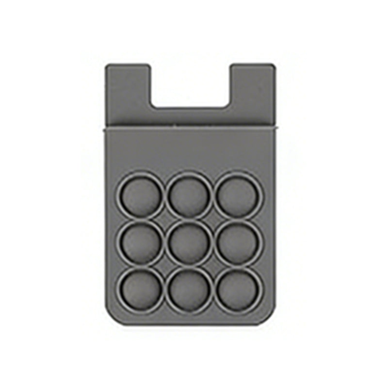 Popper Stress Reliever Silicone Phone Wallet