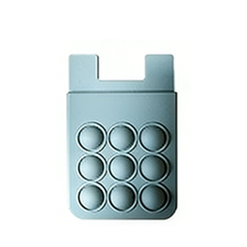 Popper Stress Reliever Silicone Phone Wallet
