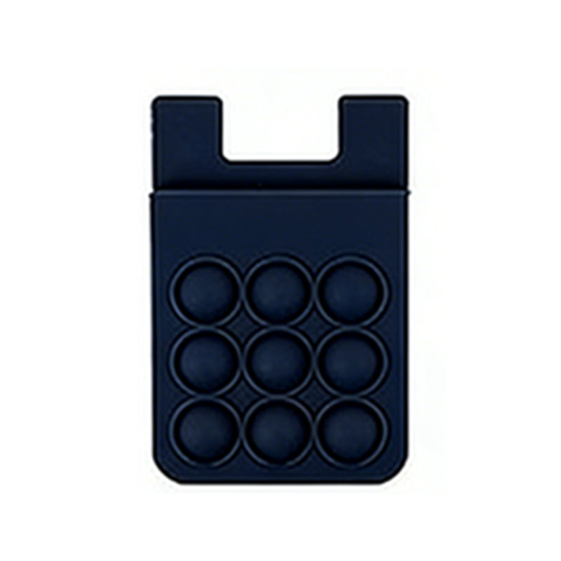 Popper Stress Reliever Silicone Phone Wallet