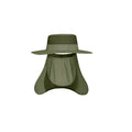Nylon Sun Hat with Neck Flap and Face Cover