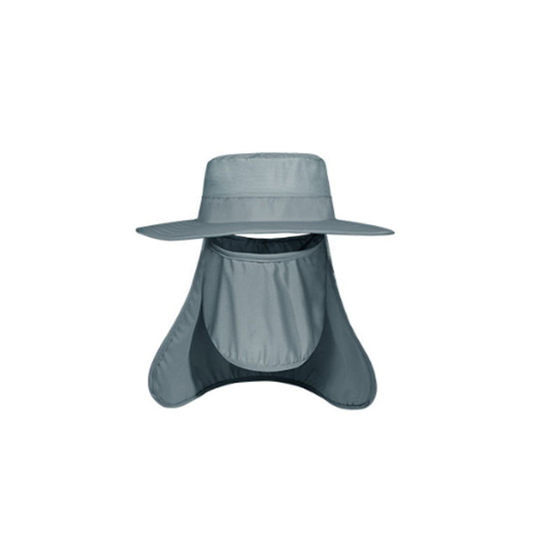 Nylon Sun Hat with Neck Flap and Face Cover