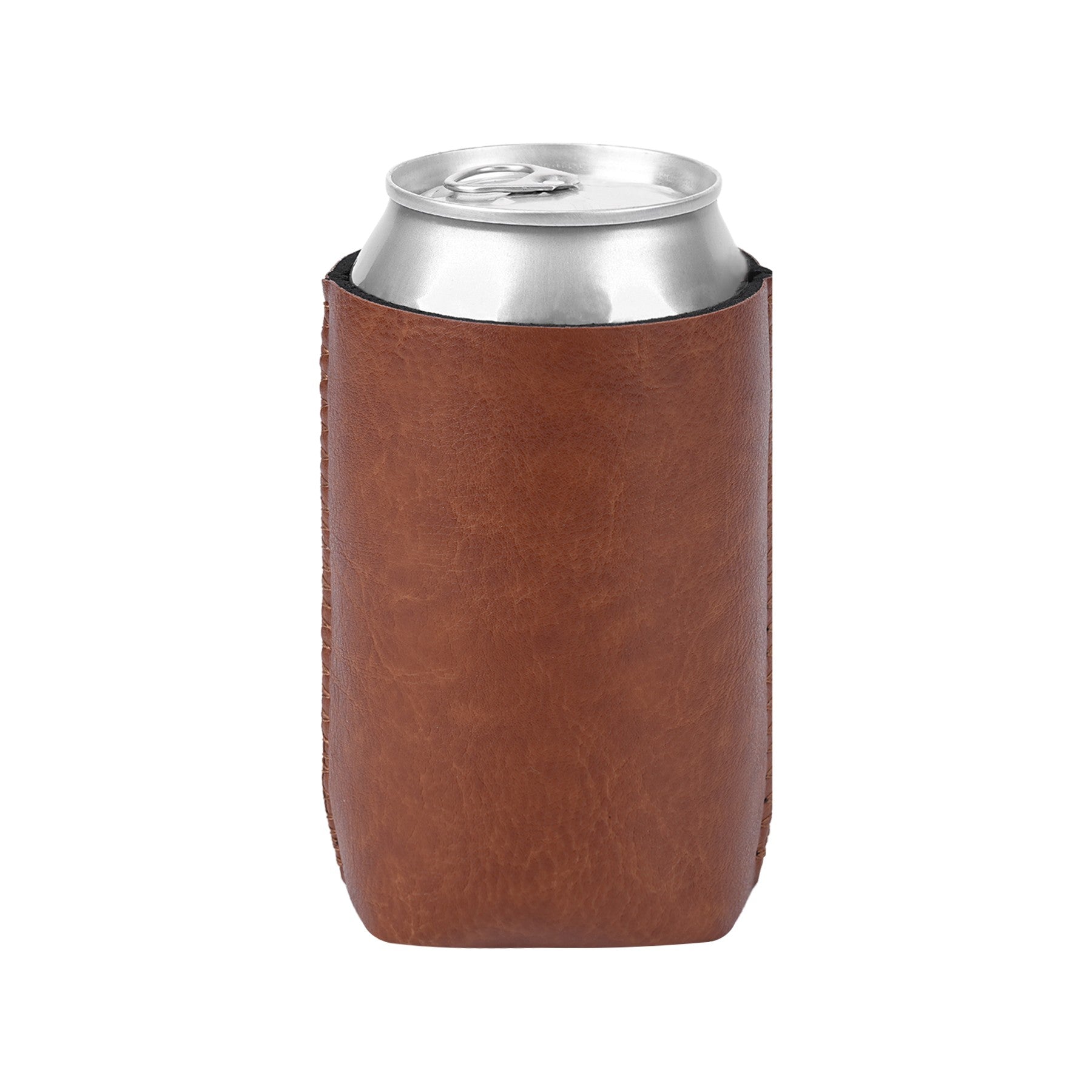 Deluxe PU Leather Insulated Can Cooler