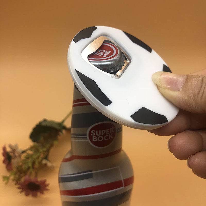 Soccer Ball Shaped Beer Bottle Opener