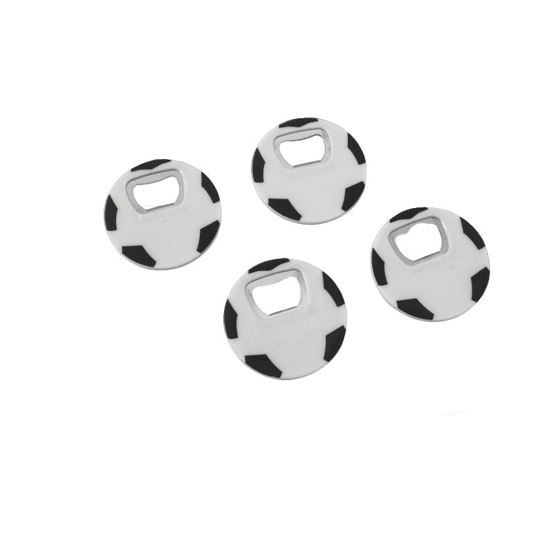 Soccer Ball Shaped Beer Bottle Opener