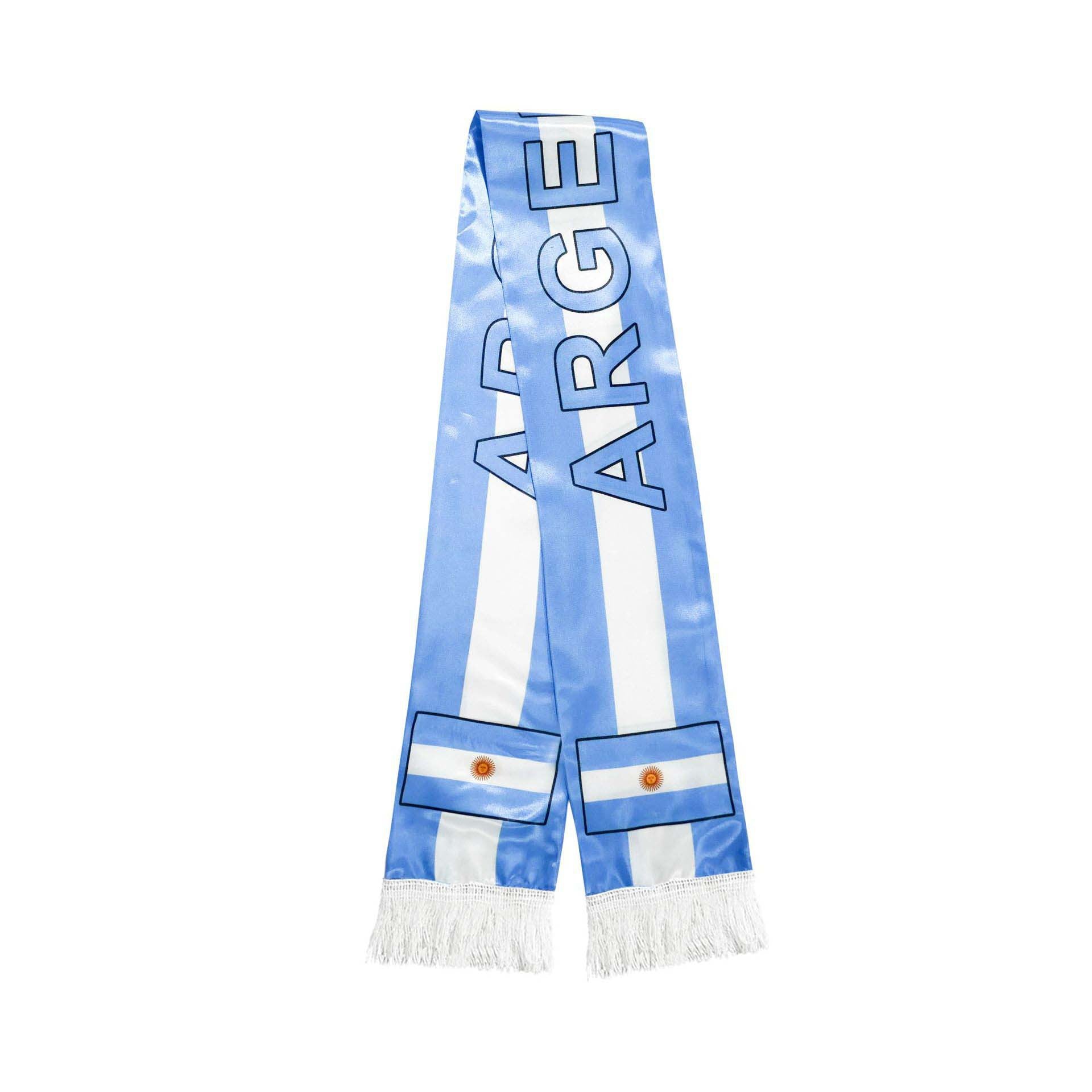 Custom World Cup Fan Scarf with Fringe