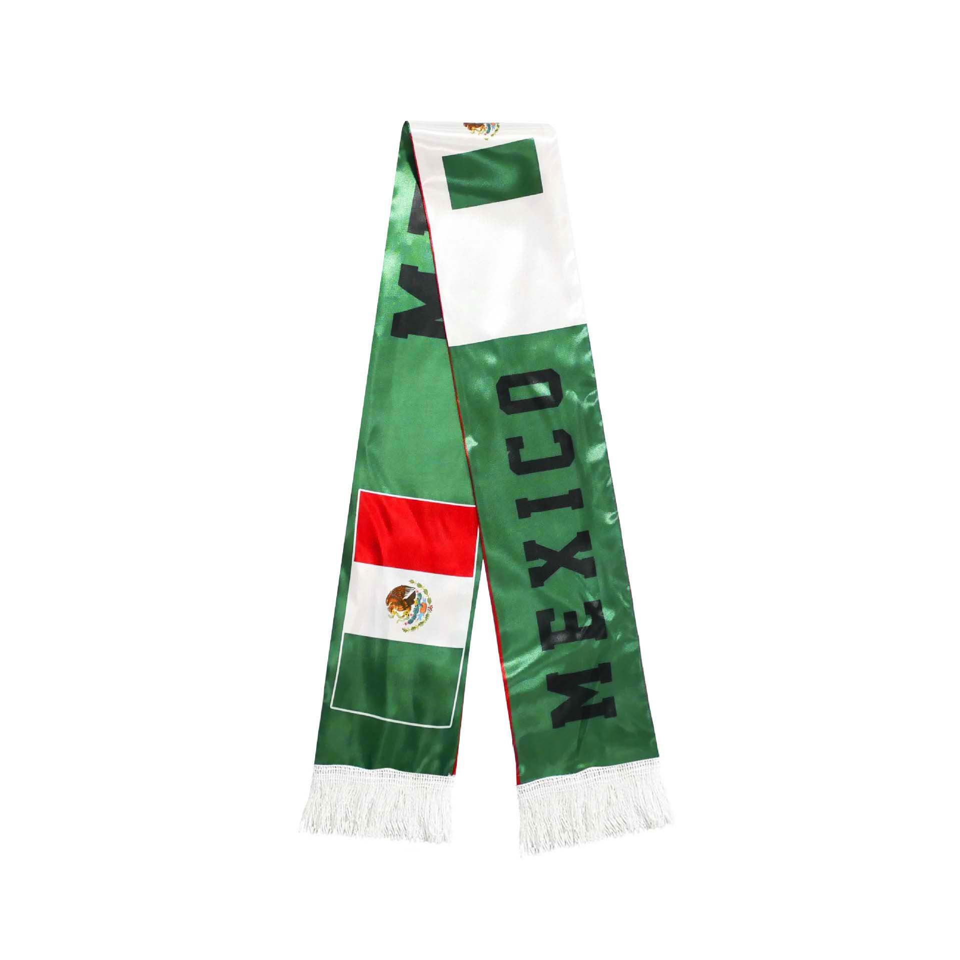 Custom World Cup Fan Scarf with Fringe