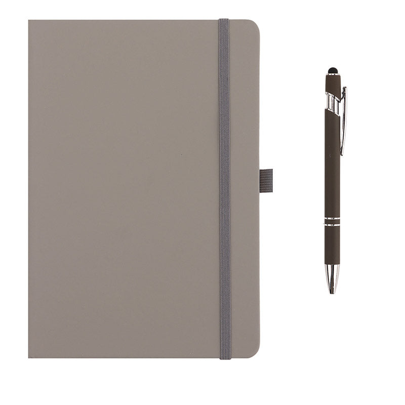 Notebook with Pen and Elastic Band Closure