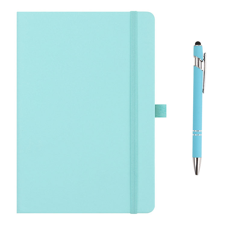 Notebook with Pen and Elastic Band Closure