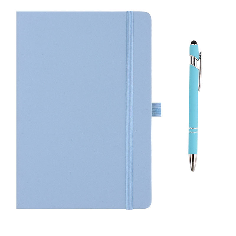Notebook with Pen and Elastic Band Closure