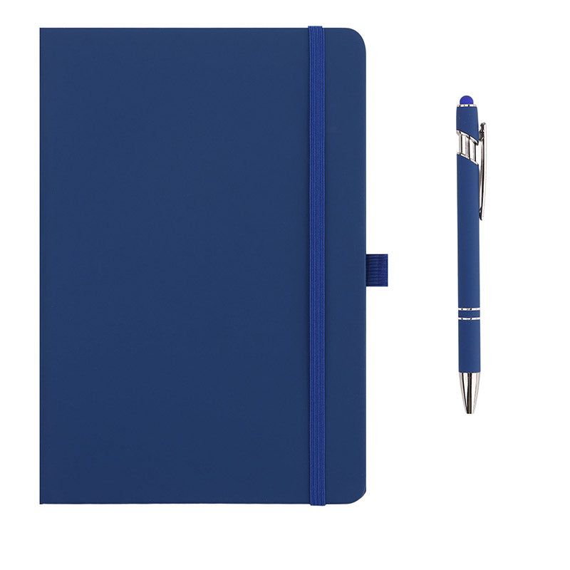 Notebook with Pen and Elastic Band Closure