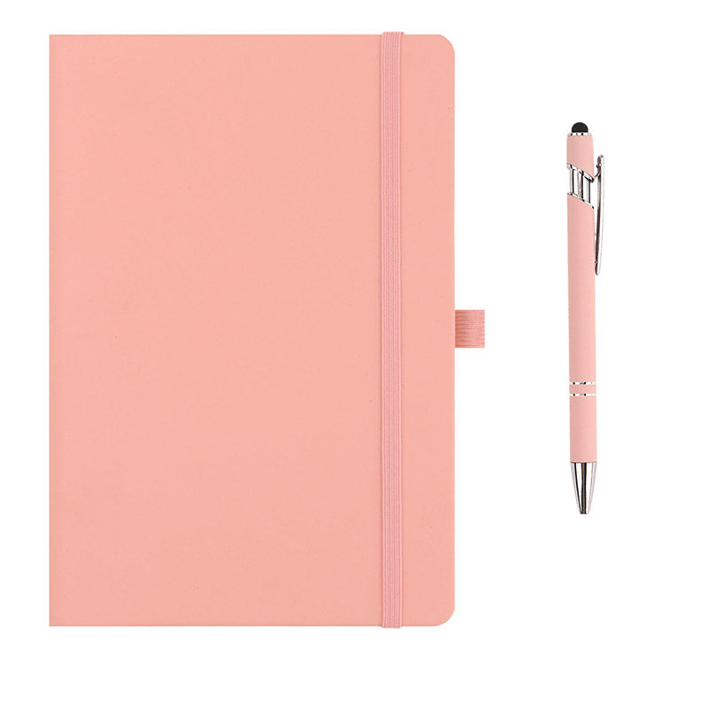 Notebook with Pen and Elastic Band Closure