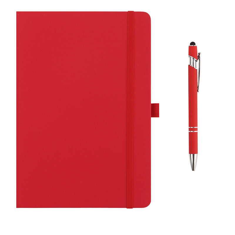Notebook with Pen and Elastic Band Closure