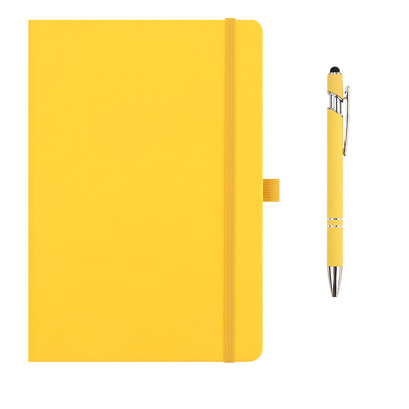 Notebook with Pen and Elastic Band Closure